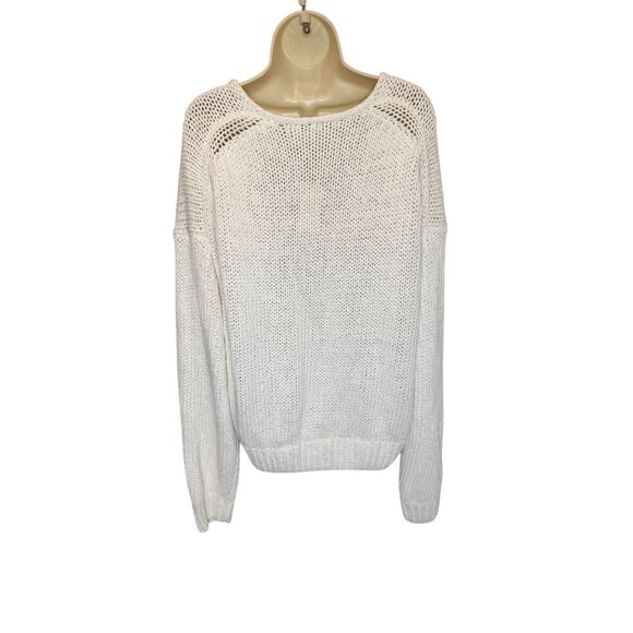 EAVES White Calla Sweater NWT - Size M - Picture 3 of 9